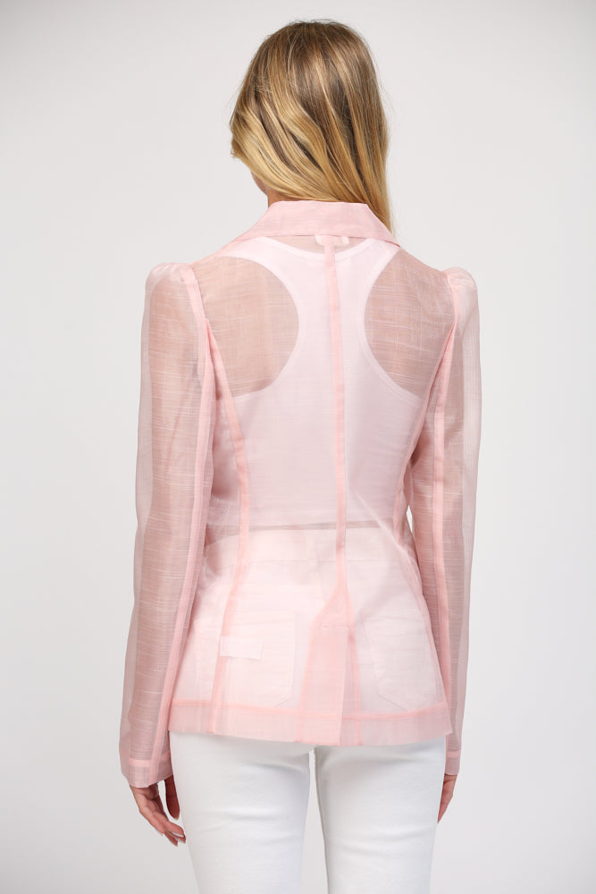 SHEER BLAZER - J106