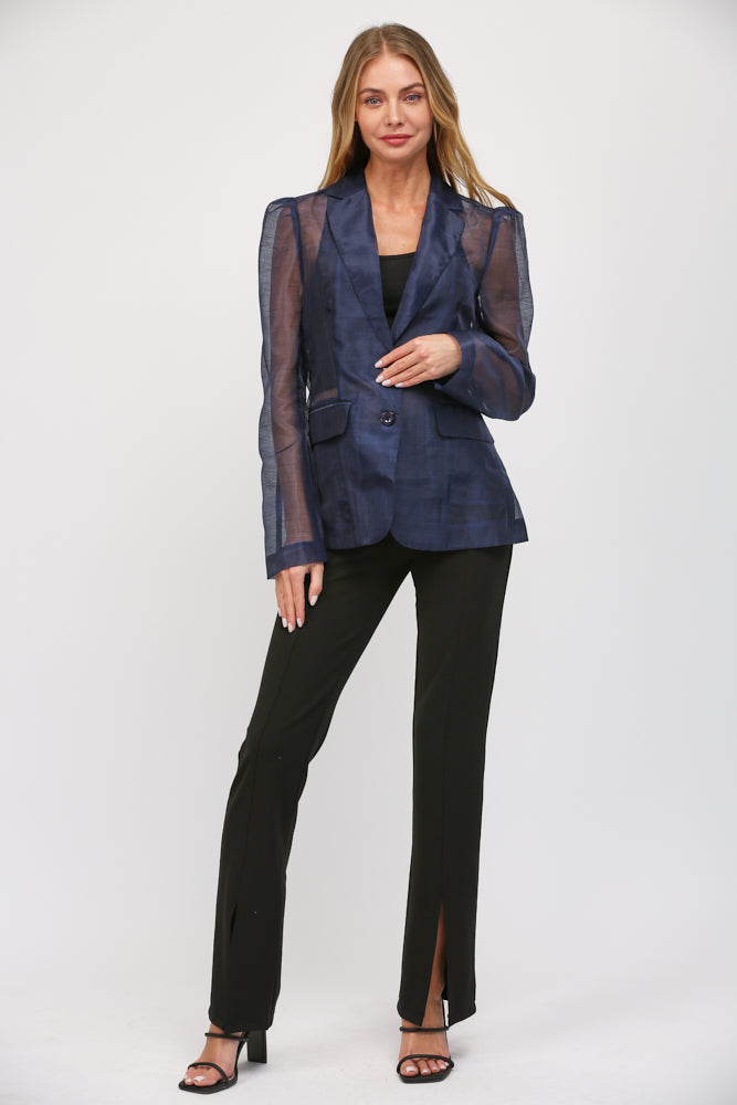 SHEER BLAZER - J106