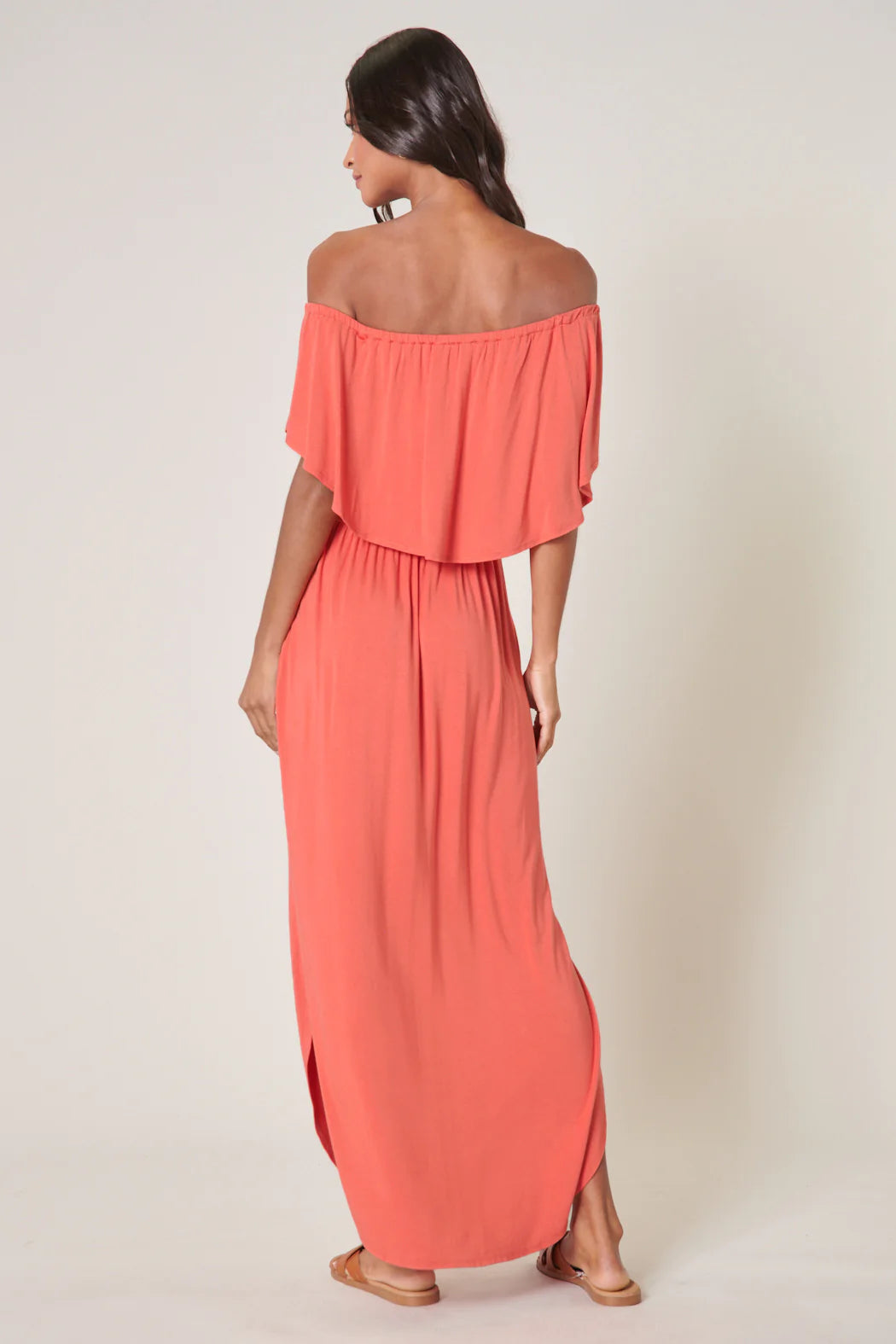 Shelbee Popover Jersey Knit Maxi Dress - A105