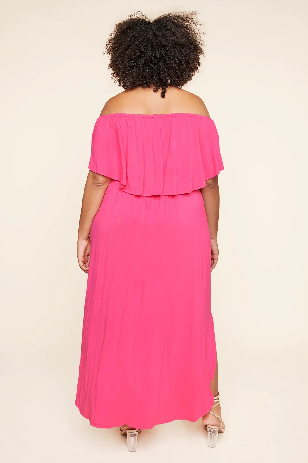 Shelbee Popover Jersey Knit Maxi Dress Curve - C313