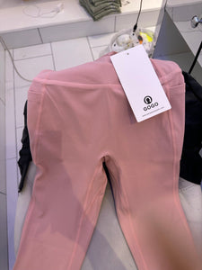 Side Pockets Legging 002-pink rose