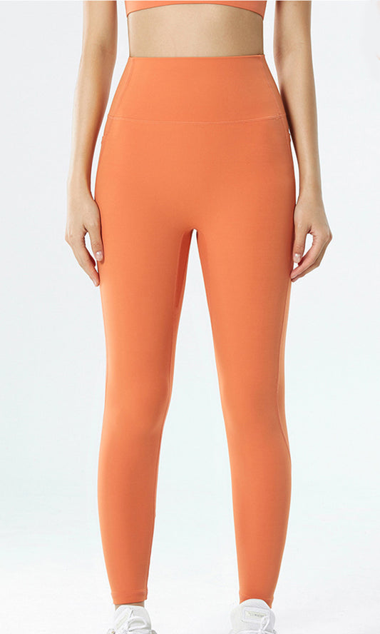 Side Pockets Legging 004 - Orange