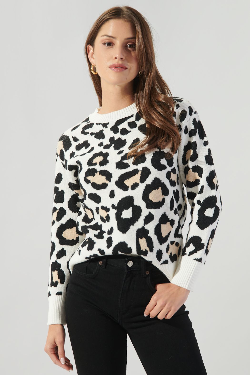 Mila Leopard Sweater - 552A