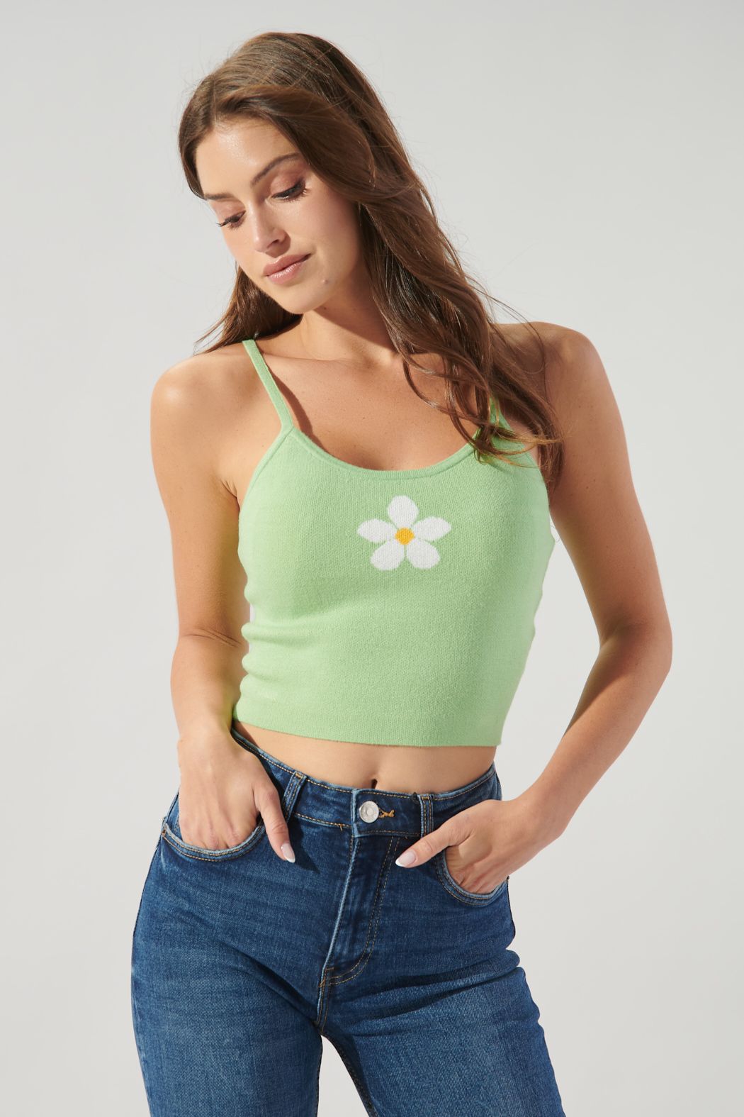 Daisy Mae Sweater Cami Top - 633B