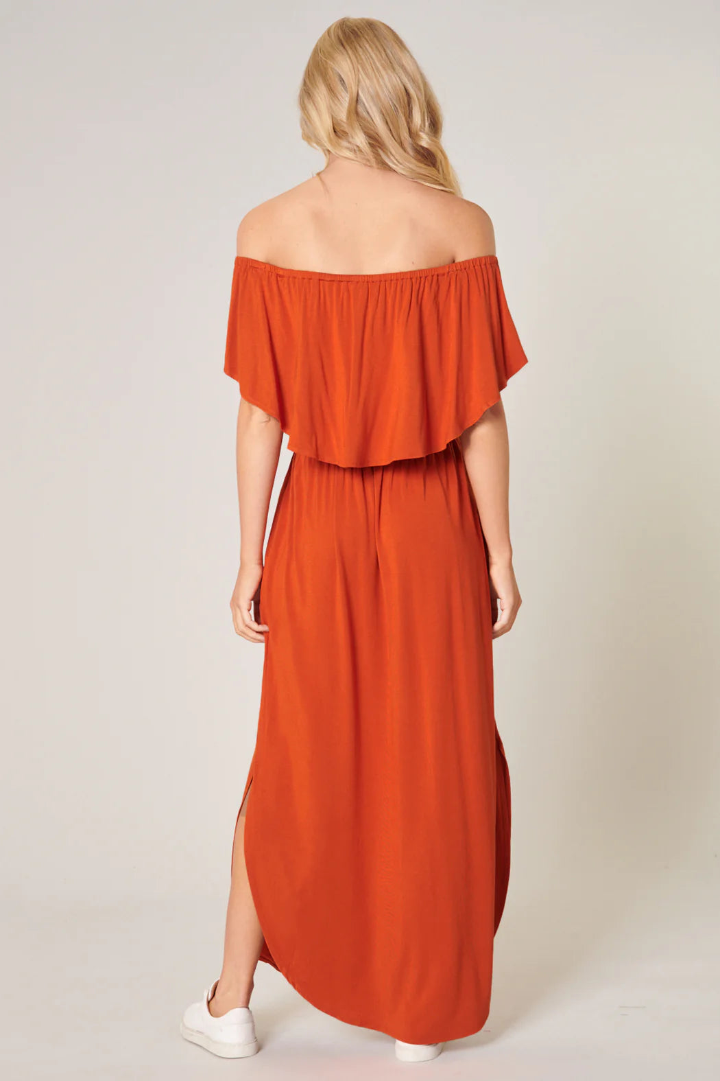 Shelbee Popover Jersey Knit Maxi Dress - A105