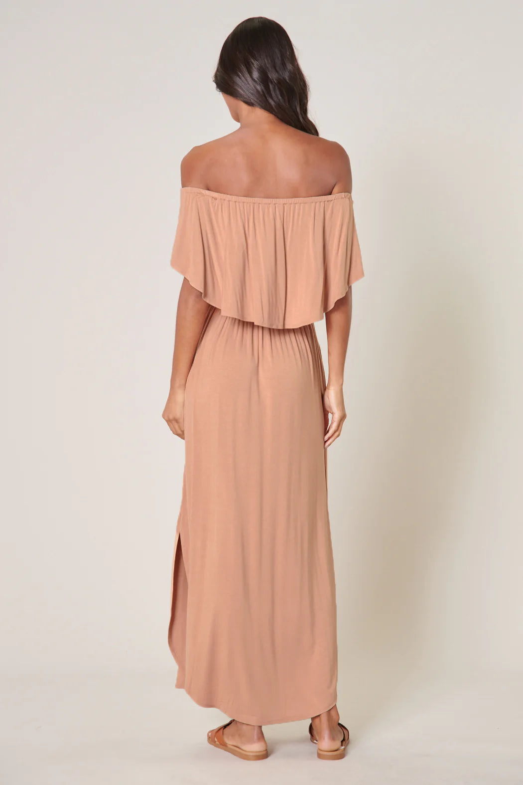 Shelbee Popover Jersey Knit Maxi Dress - A105