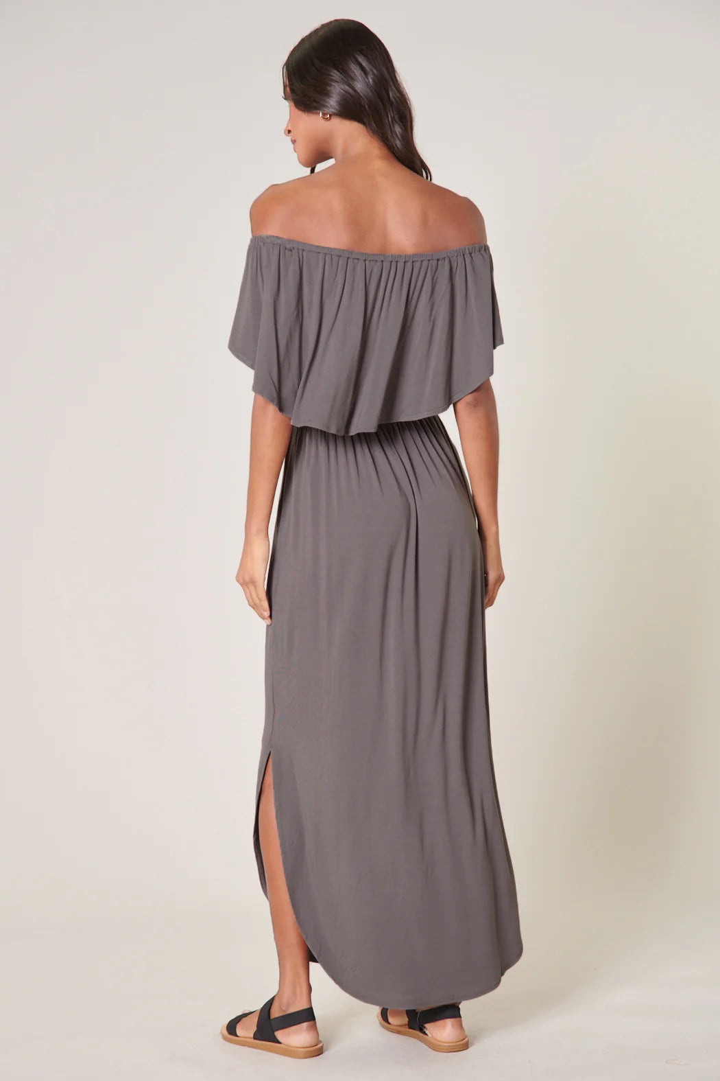 Shelbee Popover Jersey Knit Maxi Dress - A105