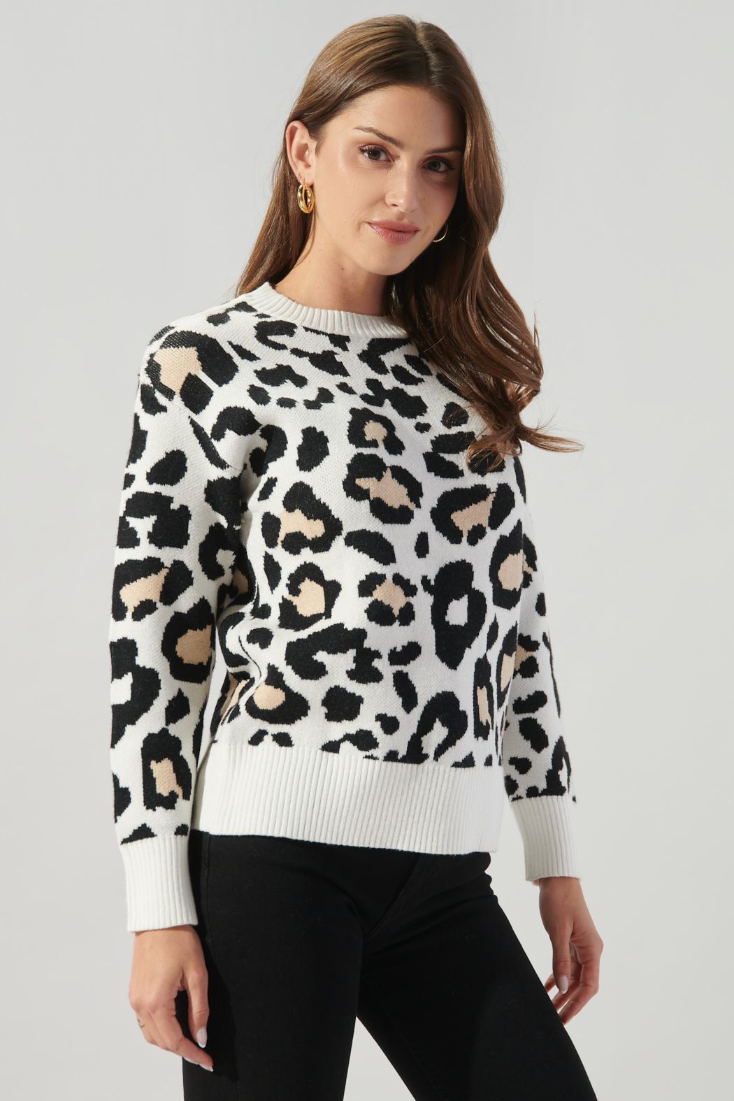 Mila Leopard Sweater - 552A