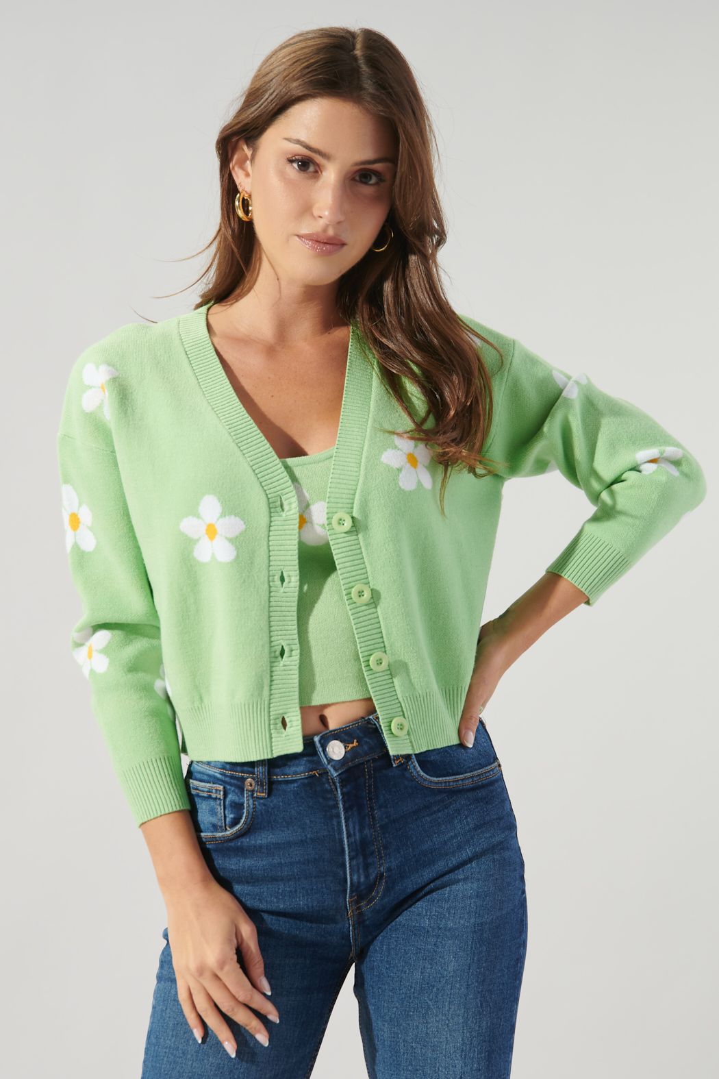 Daisy Mae Cropped Cardigan