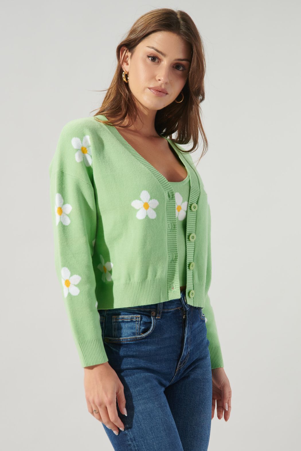 Daisy Mae Cropped Cardigan