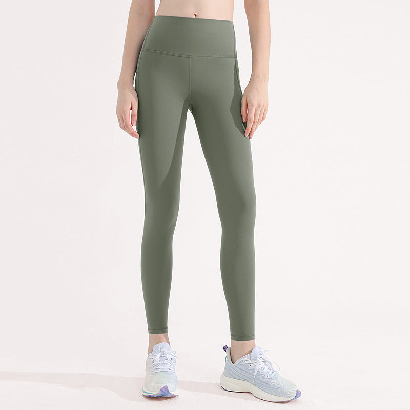 Side Pockets Legging 004 - Army Green