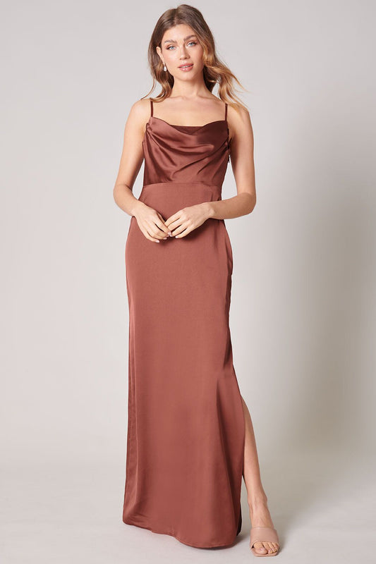 Charisma Cowl Neck Maxi Dress - A607