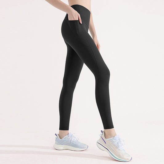 Side Pockets Legging 003 - Black