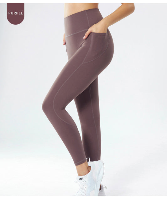 Side Pockets Legging 004 - Iris Purple