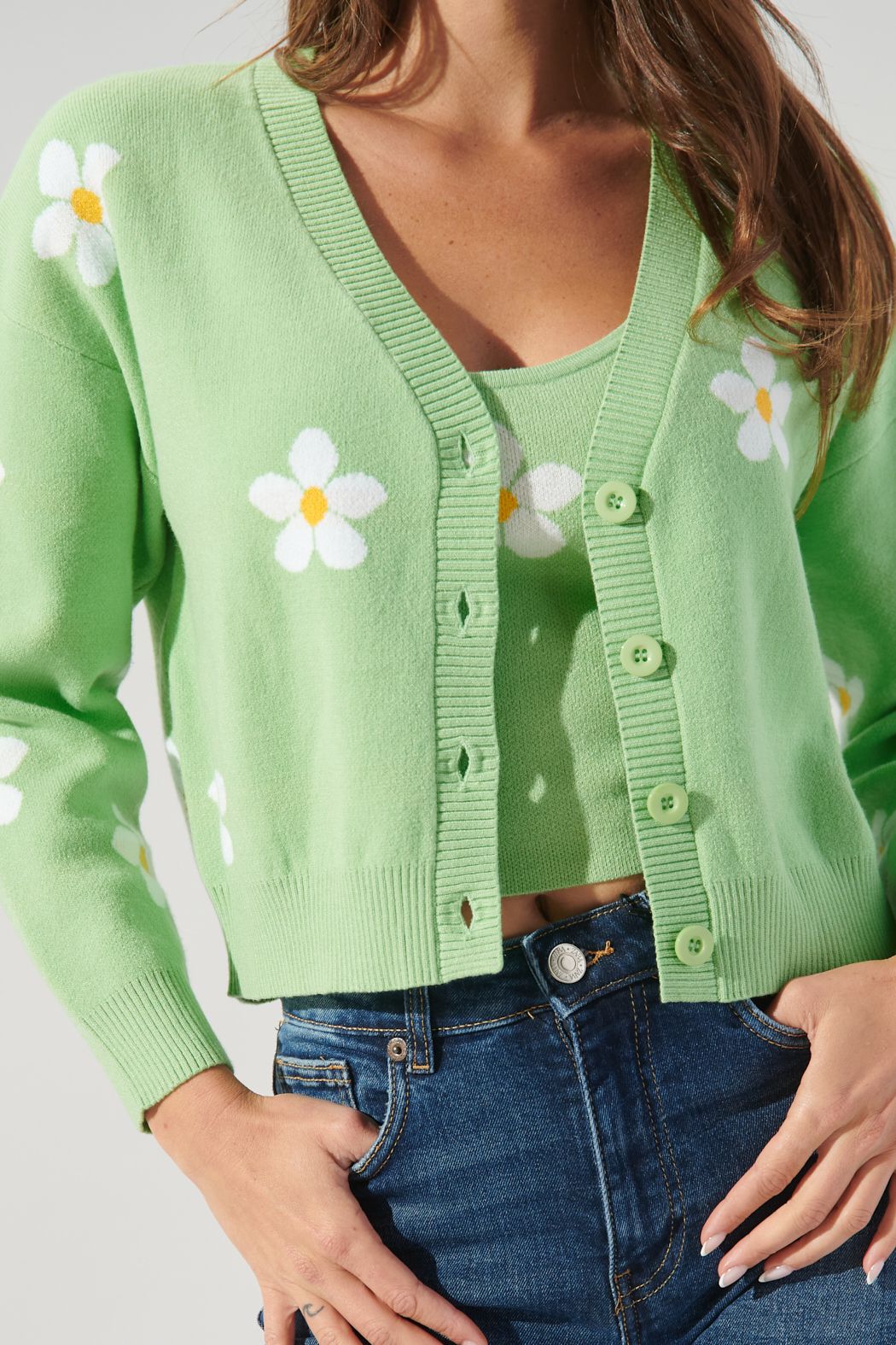 Daisy Mae Cropped Cardigan