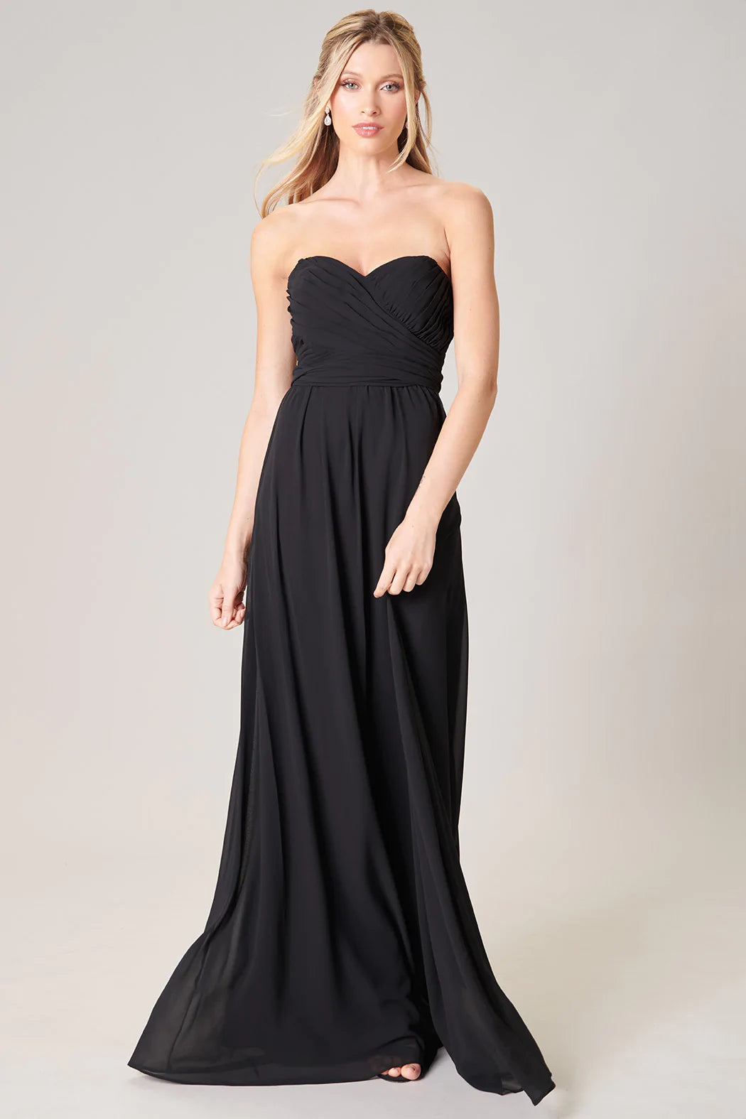 Beloved Ruched Sweetheart Convertible Dress - A608