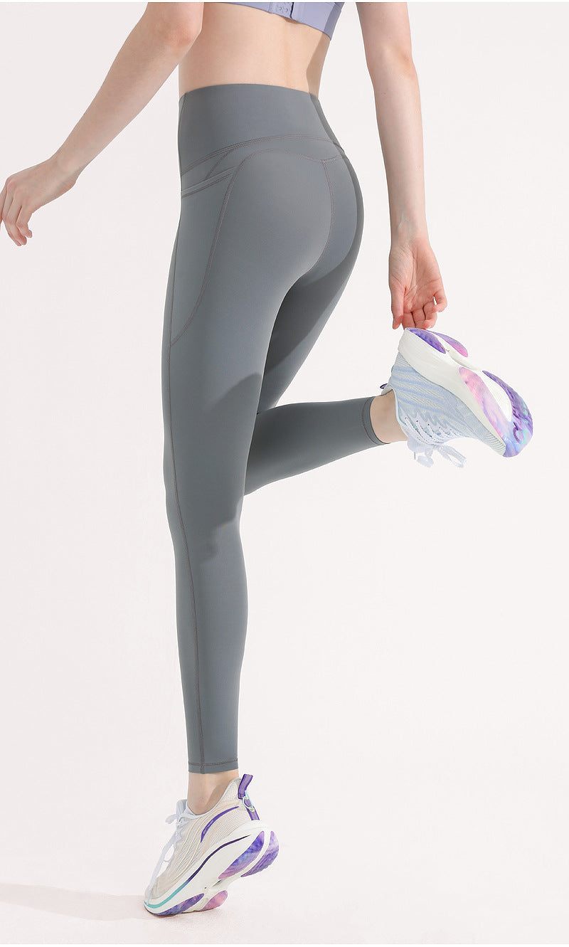 Side Pockets Legging 004 - Lilac Gray