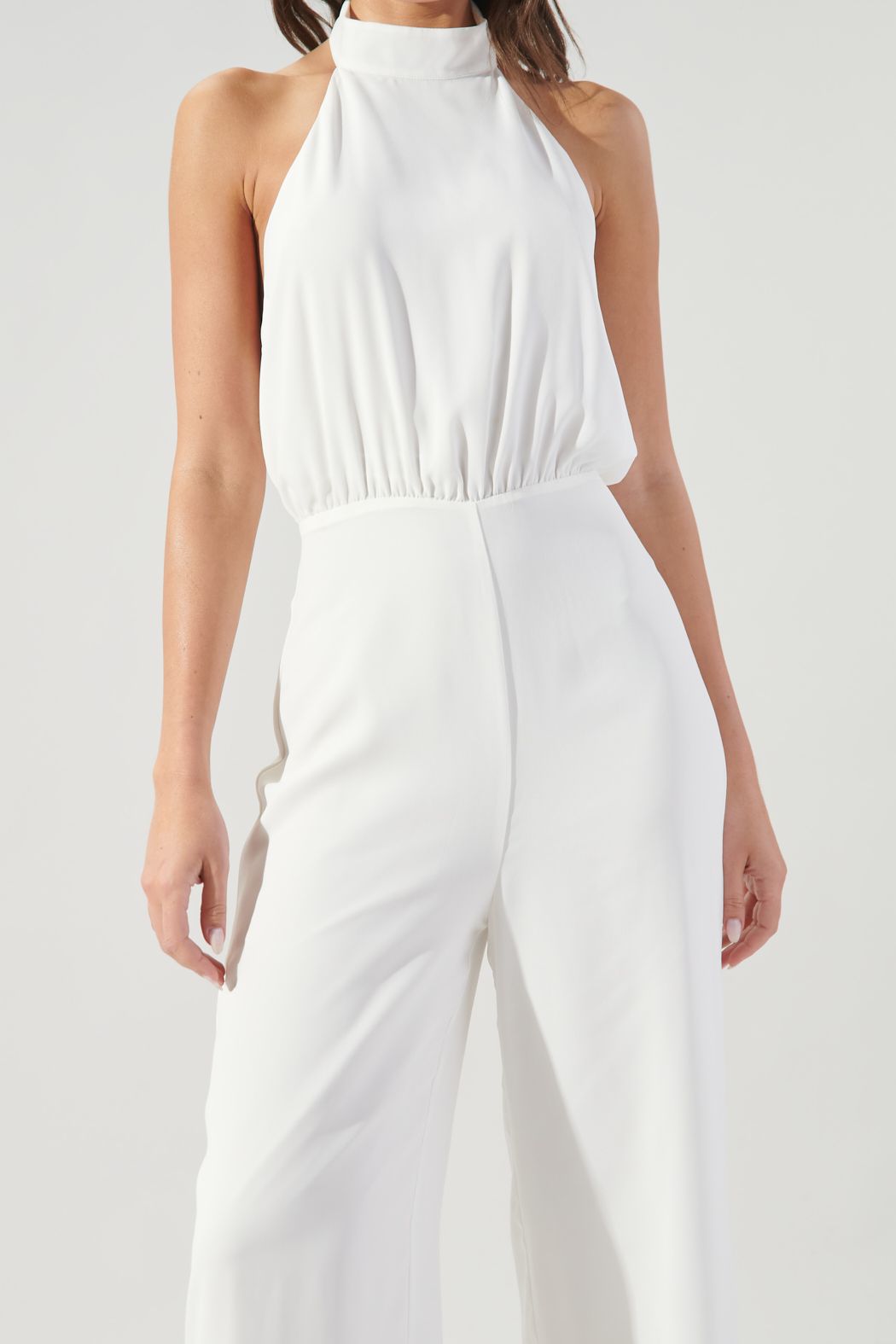 Dewdrop High Neck Halter Jumpsuit - J102